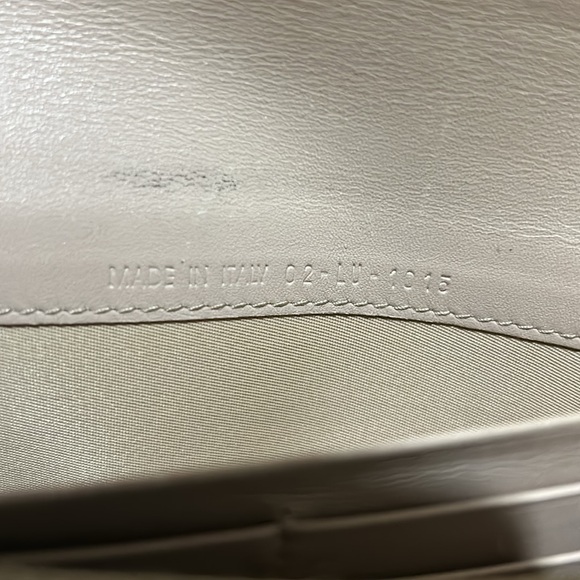 EUC Christian Dior John Galliano Vintage Beige Trotter Monogram Logo Wallet - Picture 11 of 14